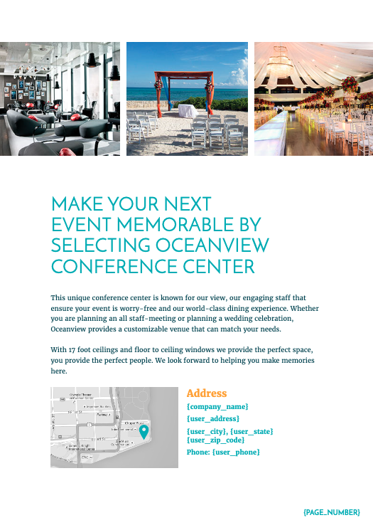 Hotel Event Venue Proposal Template